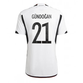 Tyskland Ilkay Gundogan #21 Hemmakläder VM 2022 Kortärmad